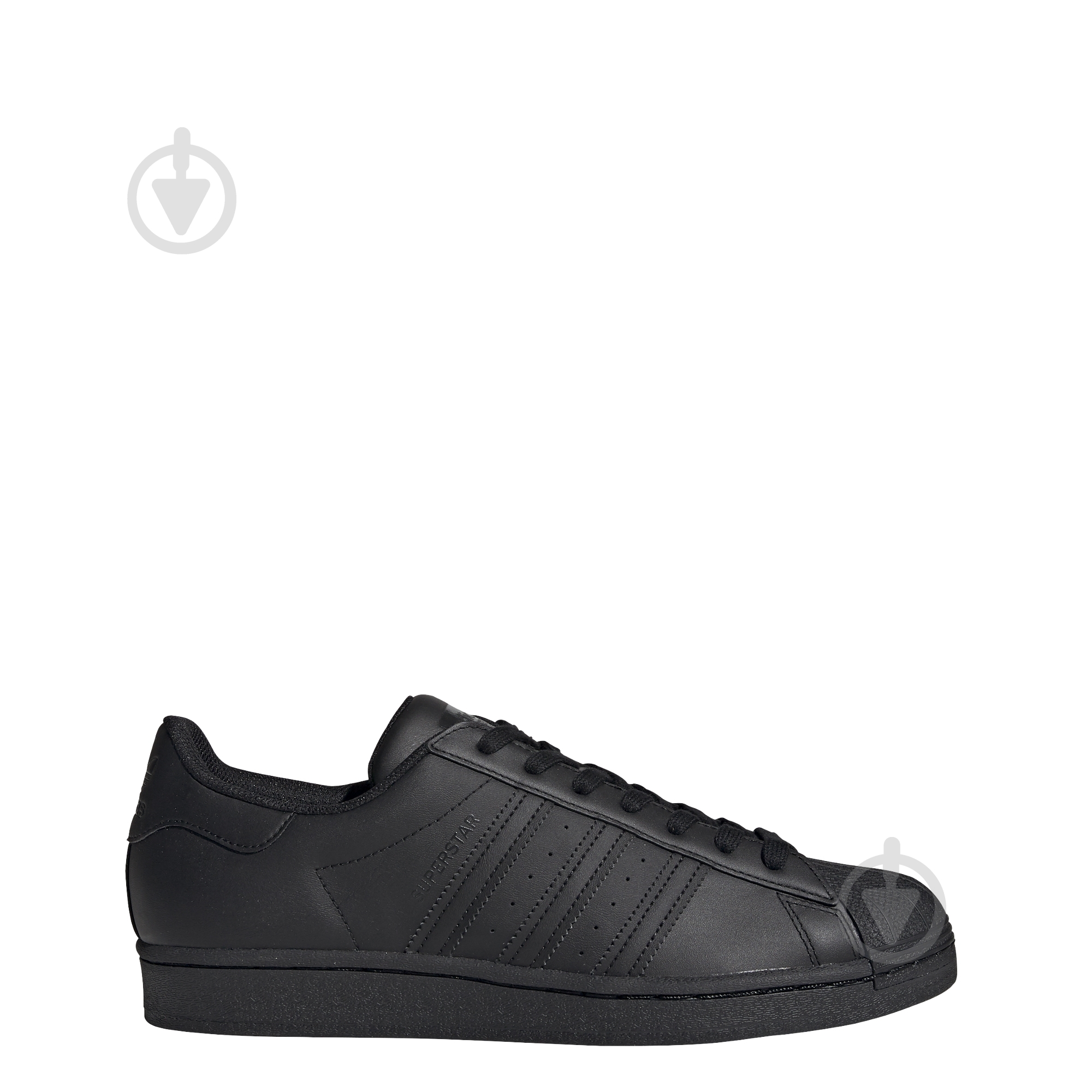 Кроссовки мужские зимние Adidas SUPERSTAR EG4957 р.40 2/3 черные - фото 1