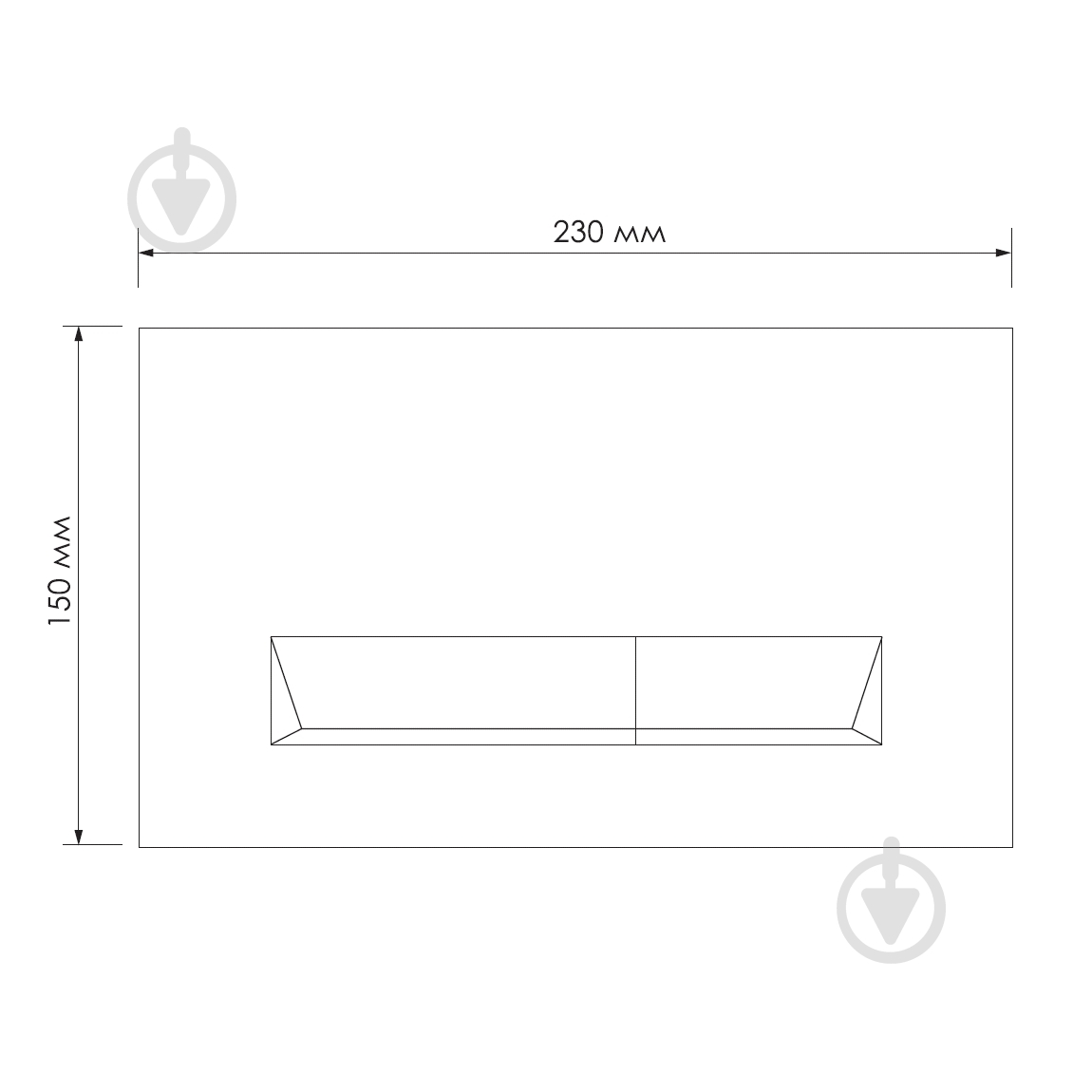 Панель змиву Imprese Pan i8100 - фото 2