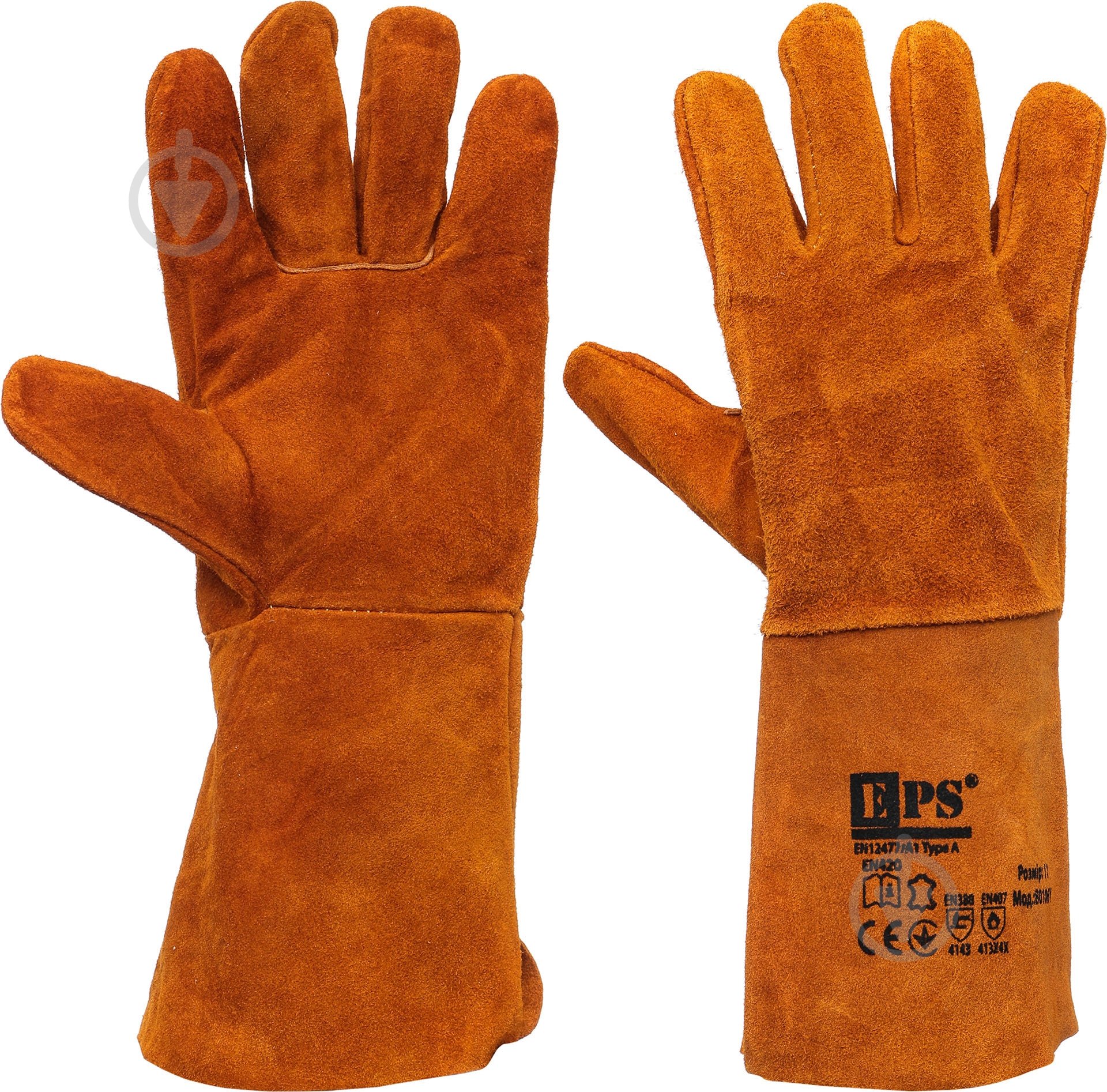 Краги Compass EPS зварювальника з покриттям шкіра 2XL (11) B0106Y - фото 1 Краги Compass EPS зварювальника з покриттям шкіра 2XL (11) B0106Y - фото 1