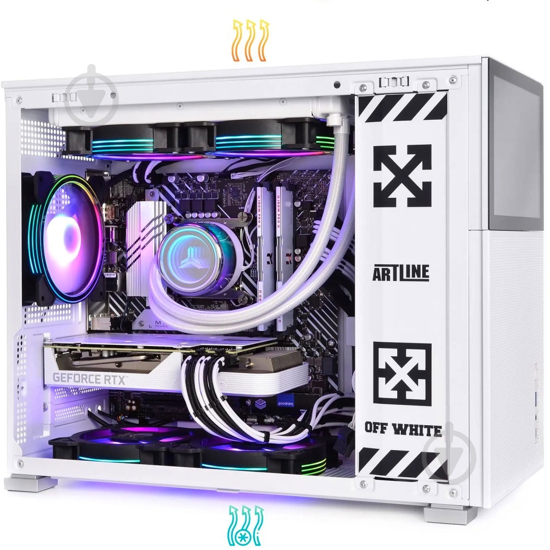 Компьютер Artline Gaming D31WHITE (D31Whitev13) white - фото 4 Компьютер Artline Gaming D31WHITE (D31Whitev13) white - фото 4