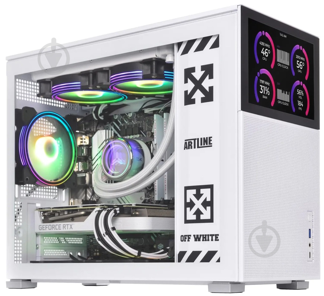 Компьютер Artline Gaming D31WHITE (D31Whitev14) white - фото 7 Компьютер Artline Gaming D31WHITE (D31Whitev14) white - фото 7