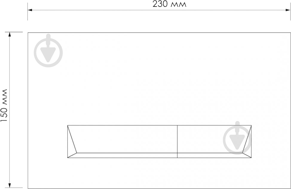 Панель смыва Imprese Pan Laska i8040B - фото 2