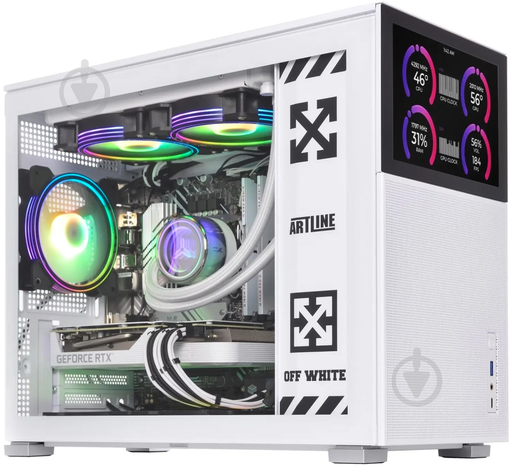 Компьютер Artline Gaming D31WHITE (D31Whitev17) white - фото 3