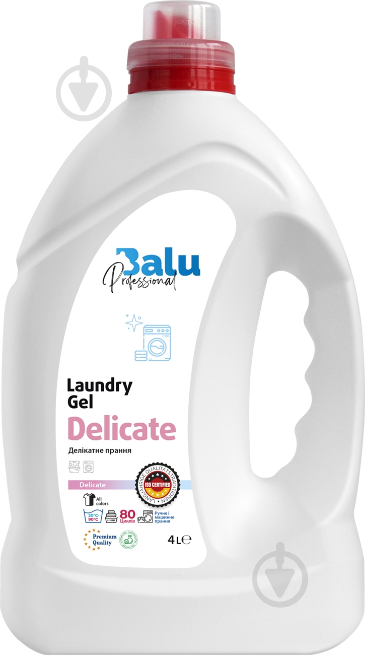 Гель для машинного та ручного прання BALU DELICATE 4 л - фото 1