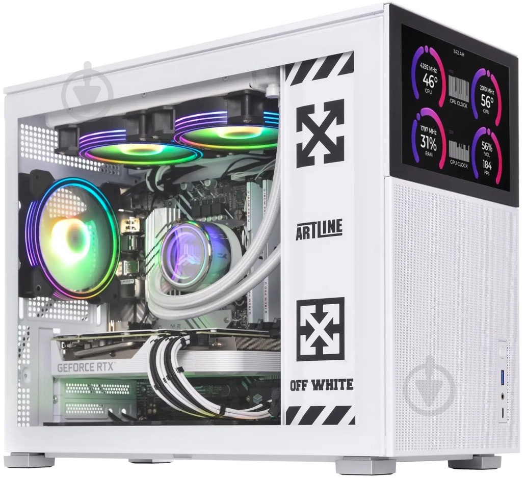 Компьютер Artline Gaming D31WHITE (D31Whitev19) white - фото 7 Компьютер Artline Gaming D31WHITE (D31Whitev19) white - фото 7