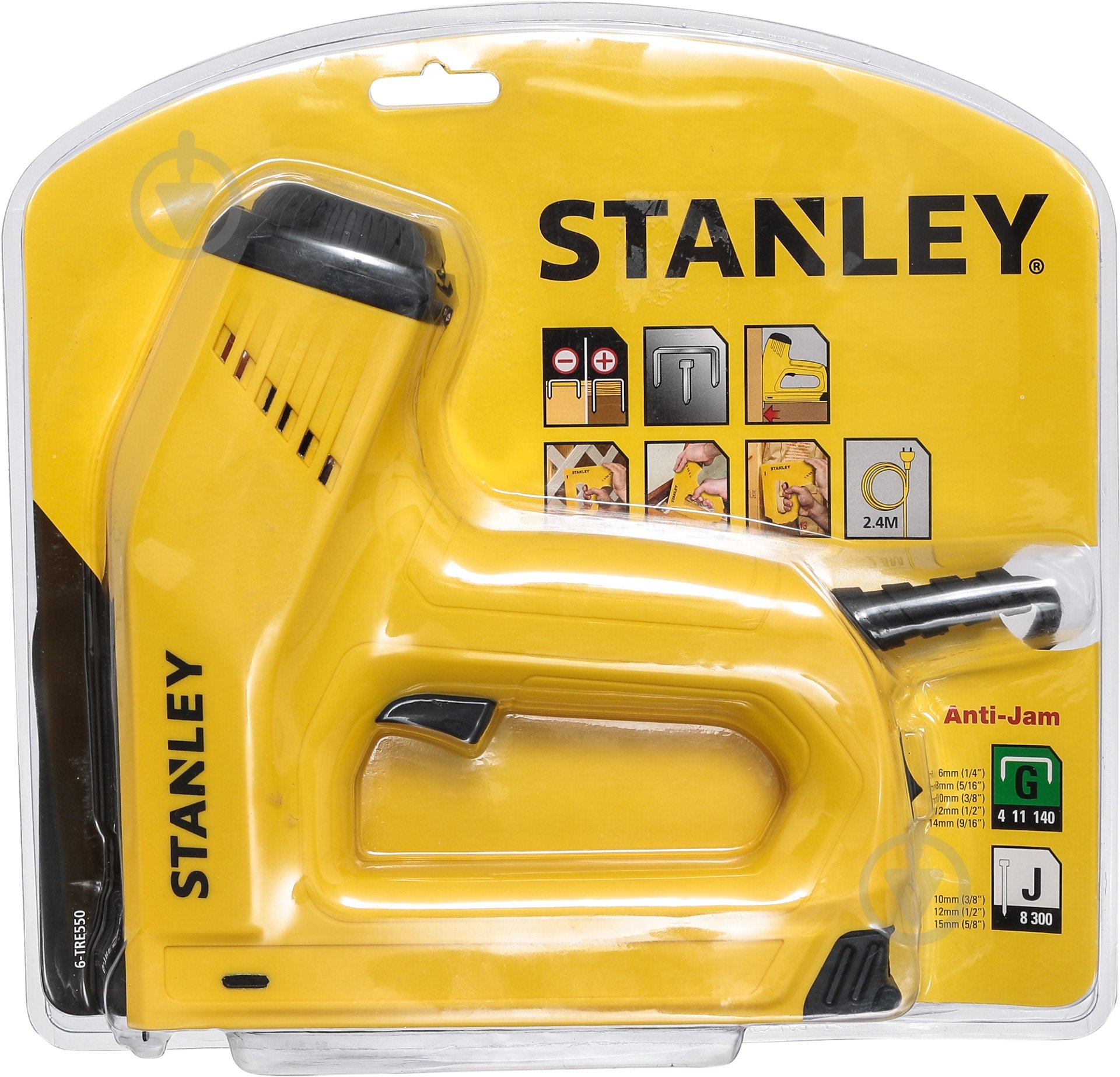 Степлер мережевий Stanley 6-TRE550 - фото 2 Степлер мережевий Stanley 6-TRE550 - фото 2