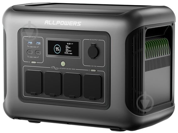 Зарядна станція ALLPOWERS R1500 LITE 1600W (1056 Вт·год) - фото 3