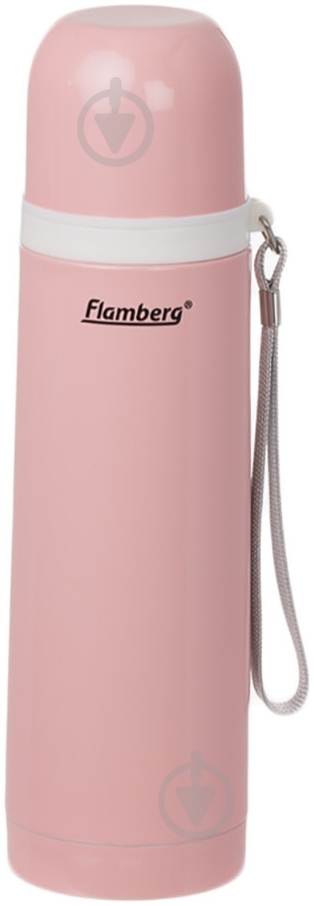 Термос Flamberg 0,5 л розовый XTZ3-50 - фото 1