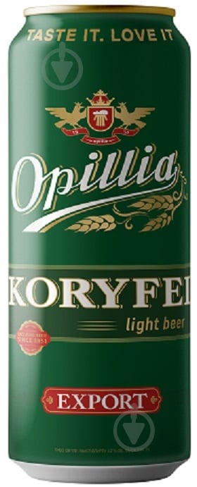 Пиво Опілля Koryfei Export 0,5 л - фото 1 Пиво Опілля Koryfei Export 0,5 л - фото 1