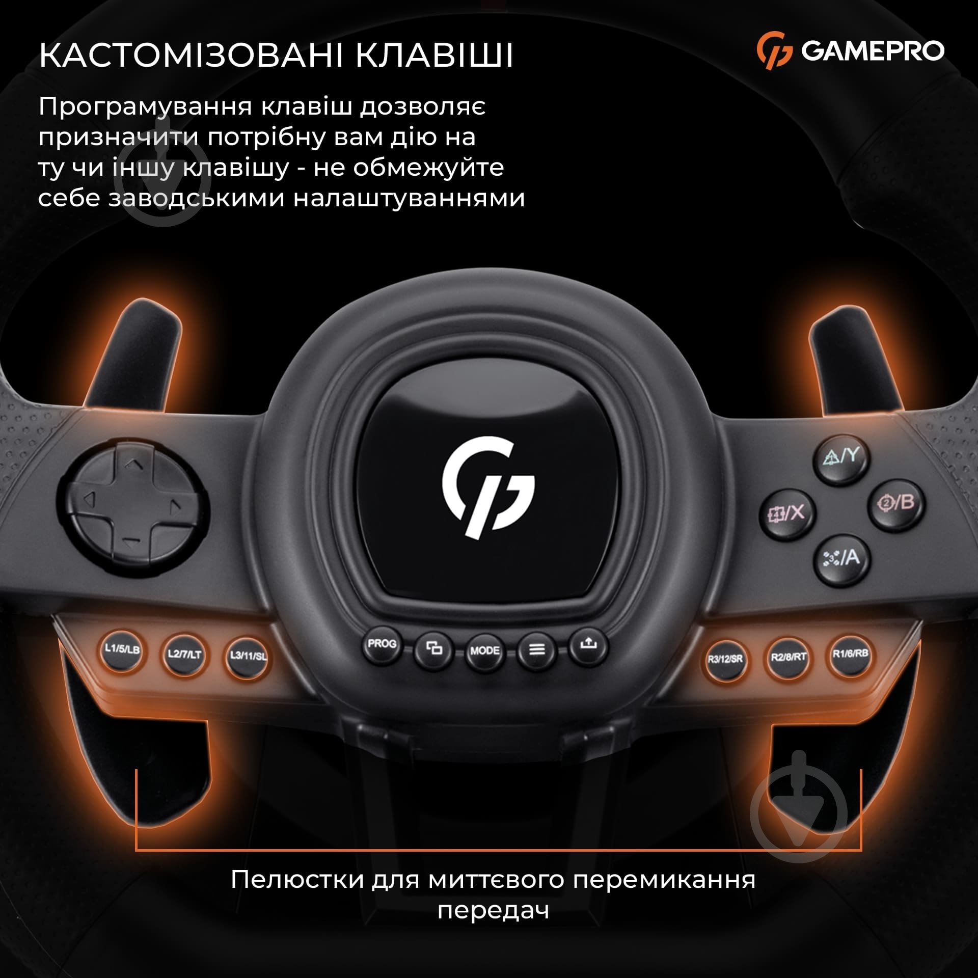 Игровой руль GamePro RW038PM - фото 13
