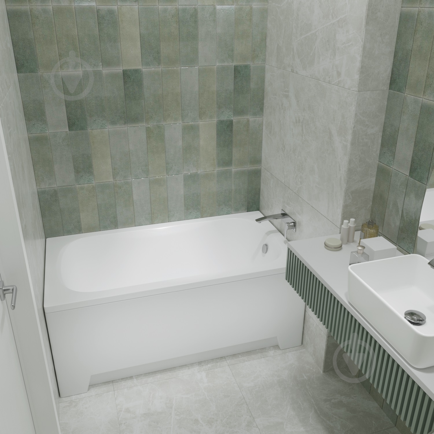 Ванна акриловая Helmken Edelva 23094001 129,5х70 см - фото 12