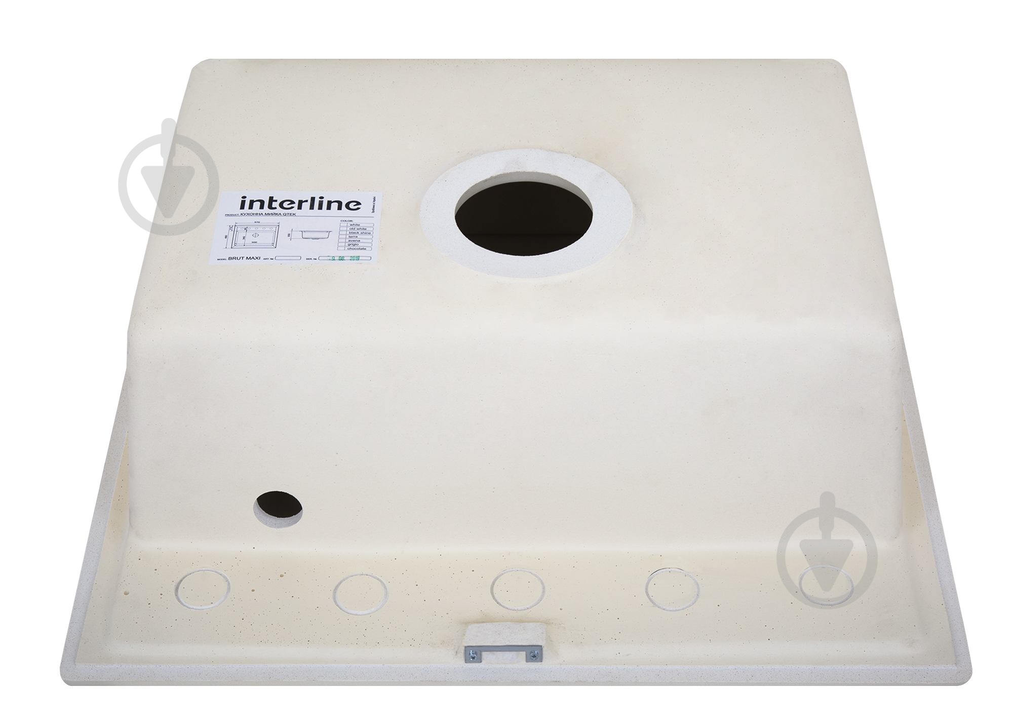Мойка для кухни Interline Brut Maxi old white - фото 5