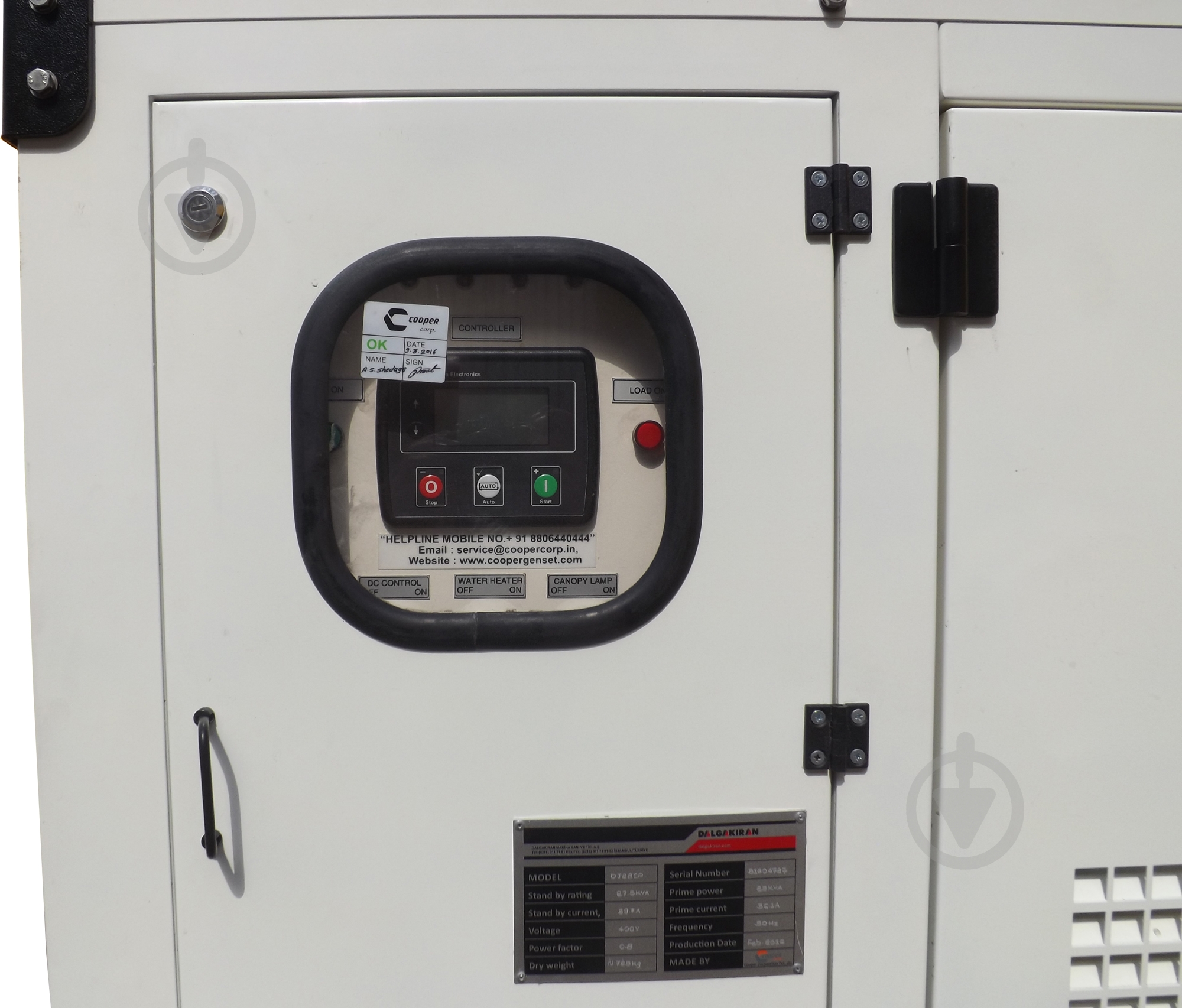 Генератор дизельный Dalgakiran 12 кВт / 13,2 кВт 380 В DJ17CP(капот) - фото 10