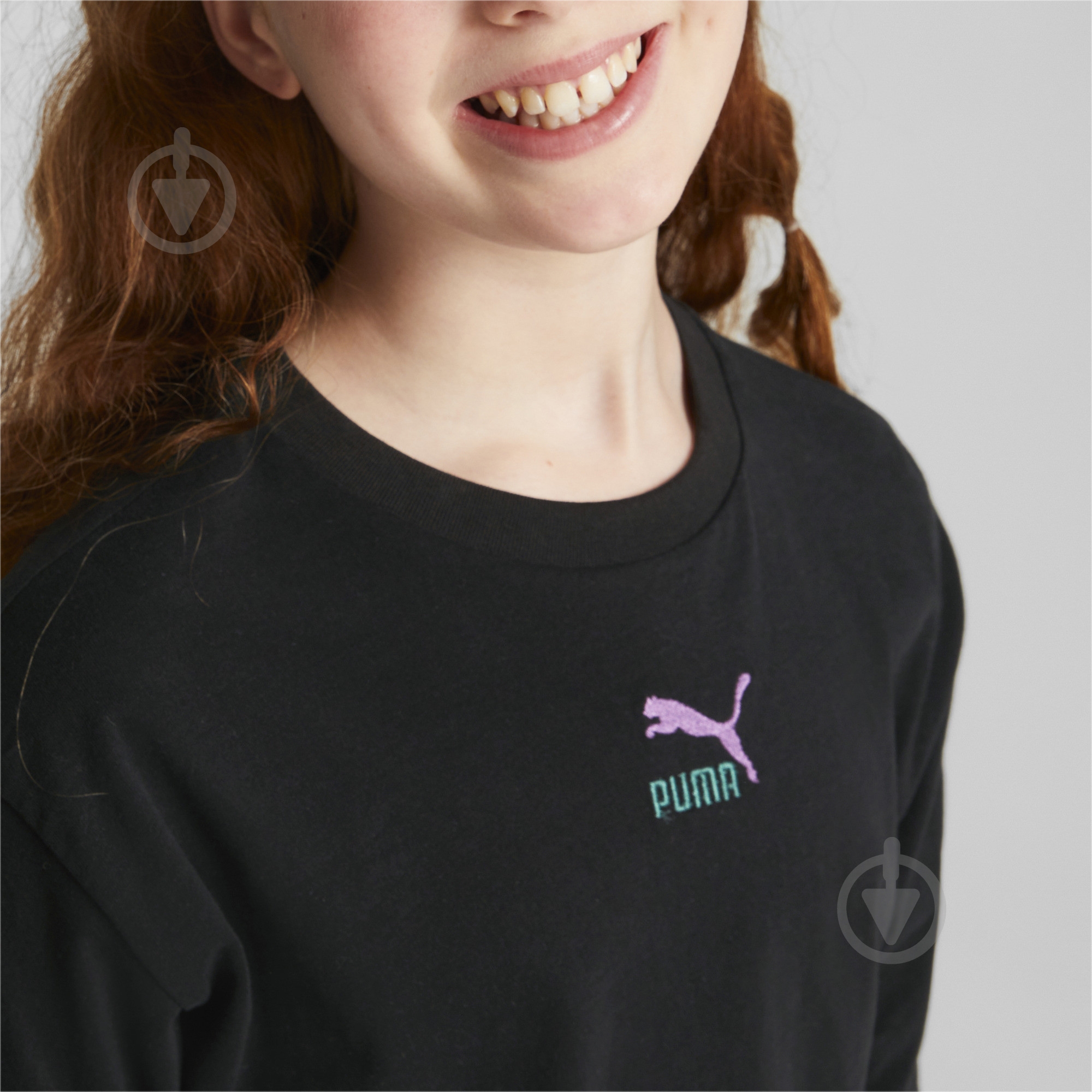 Футболка Puma CLASSICS GRL TEE G 67032101 р.152 черный - фото 5