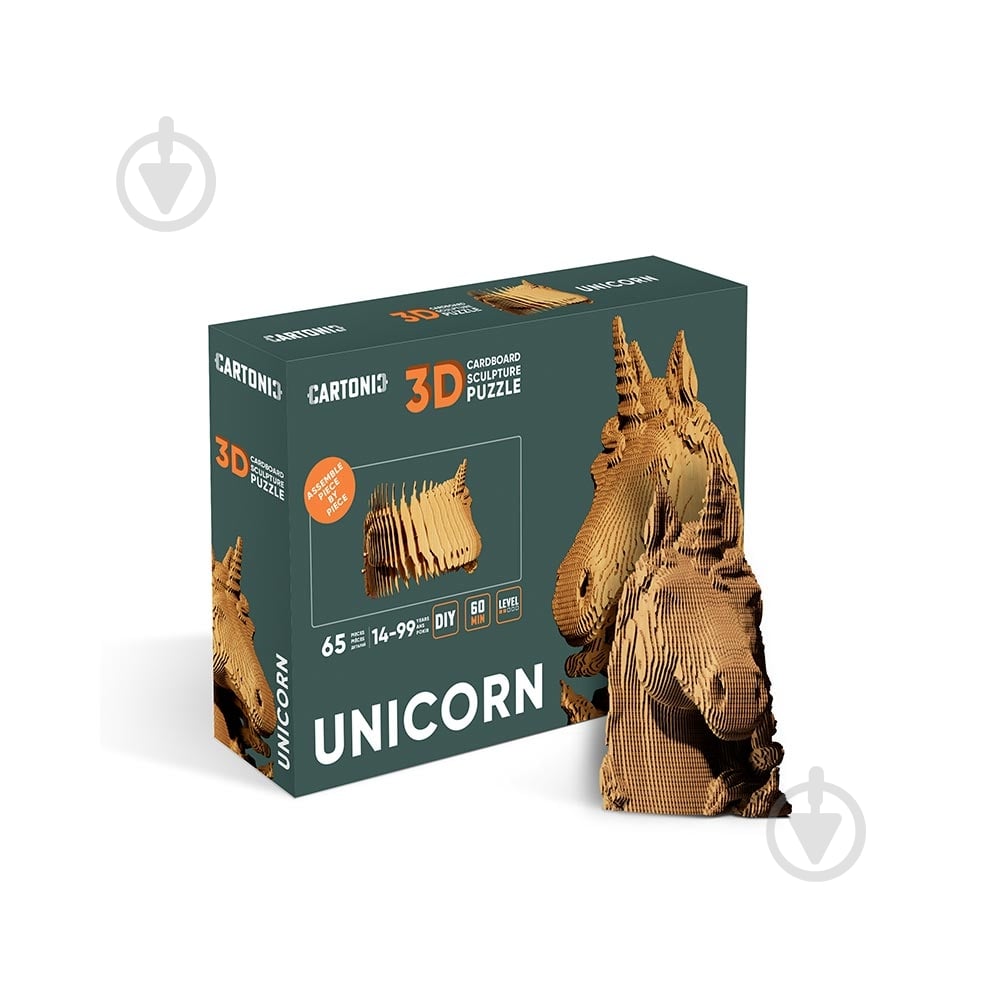 3D-конструктор Cartonic UNICORN CARTUNI - фото 3