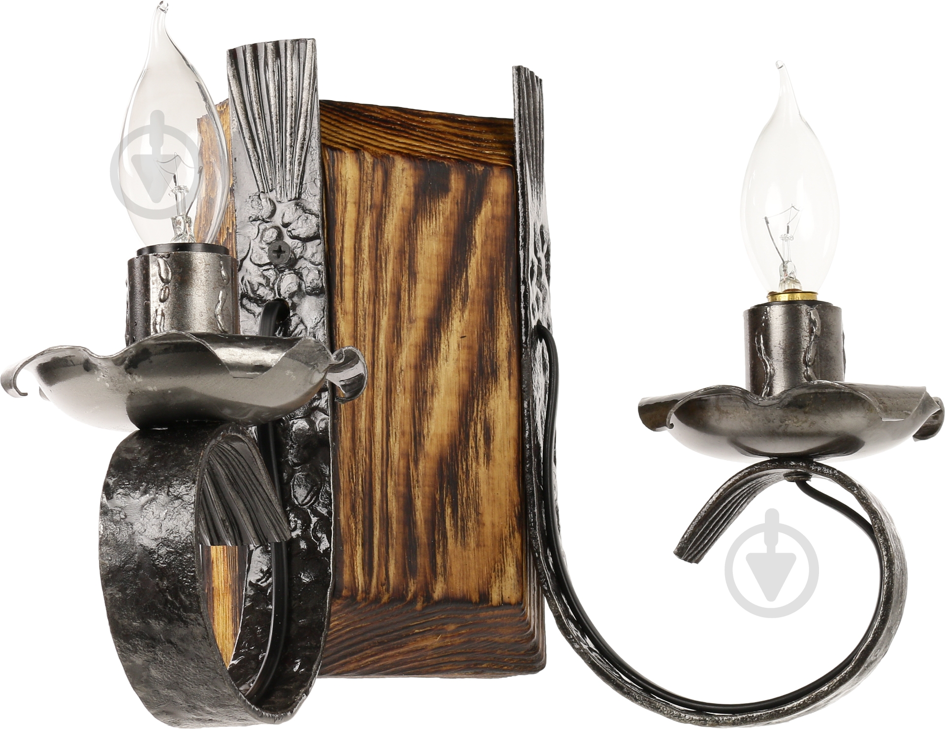 Бра Luce Маркиза-1 1x60 Вт E14 черный - фото 2