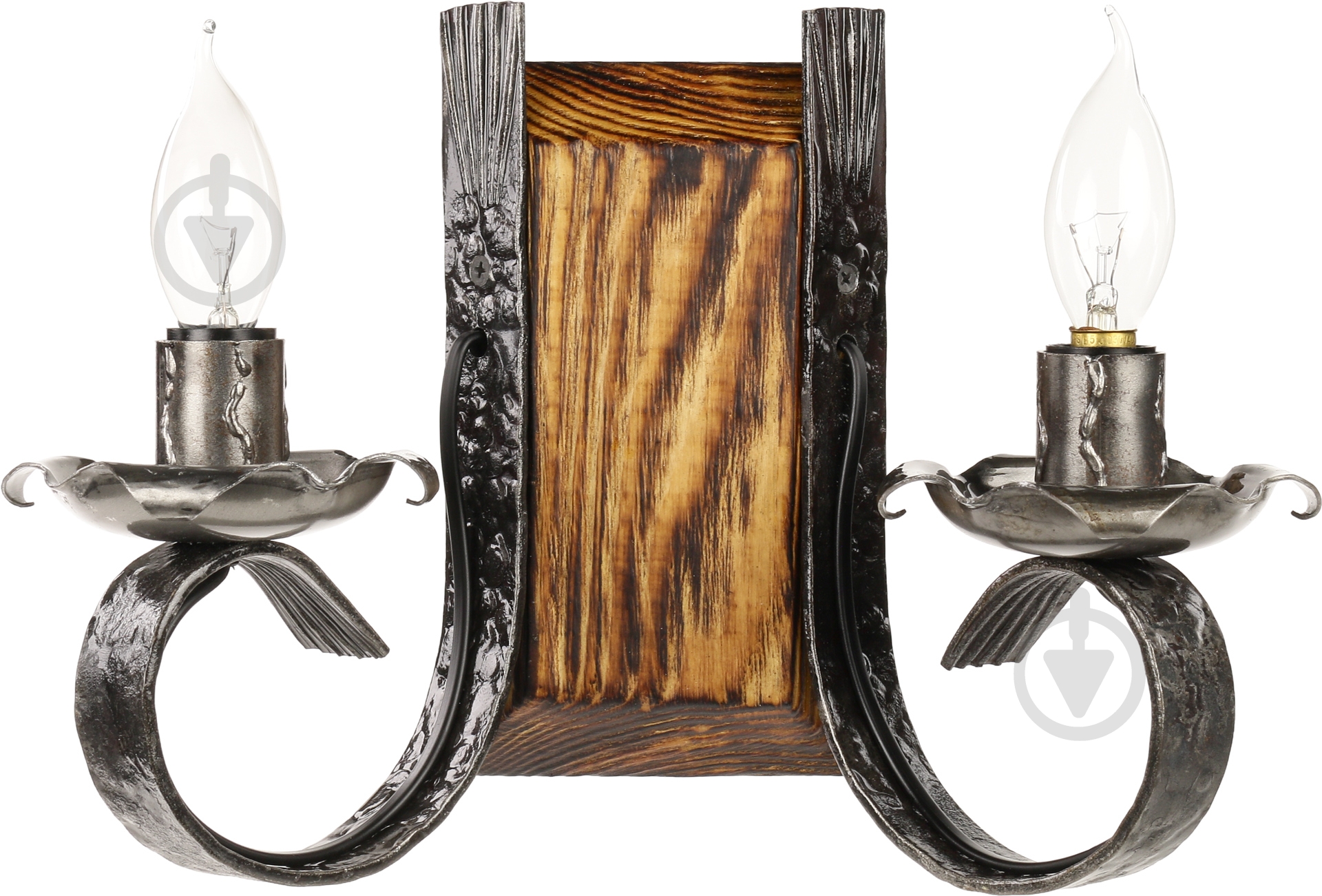 Бра Luce Маркиза-1 1x60 Вт E14 черный - фото 1