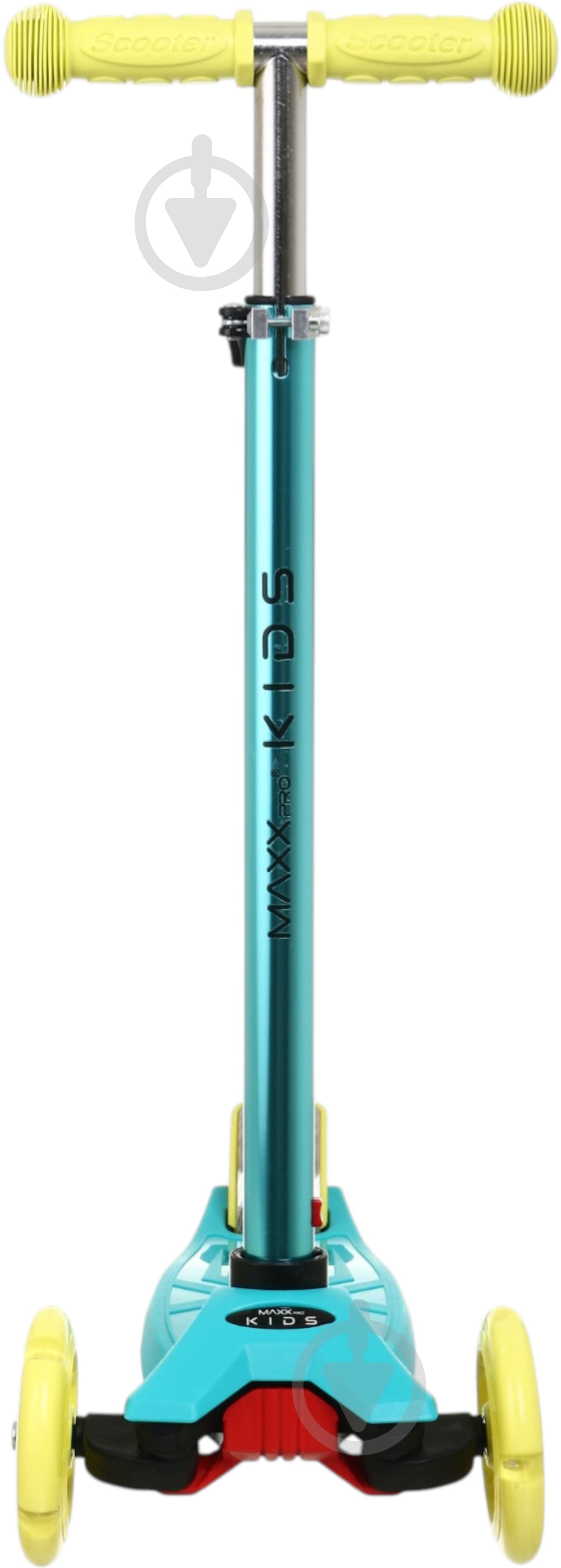 Самокат MaxxPro kids зеленый LS306/maxi/ green/yellow - фото 4