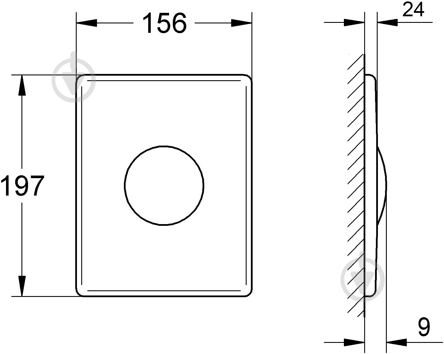 Панель смыва Grohe Skate 38573P00 - фото 3 Панель смыва Grohe Skate 38573P00 - фото 3