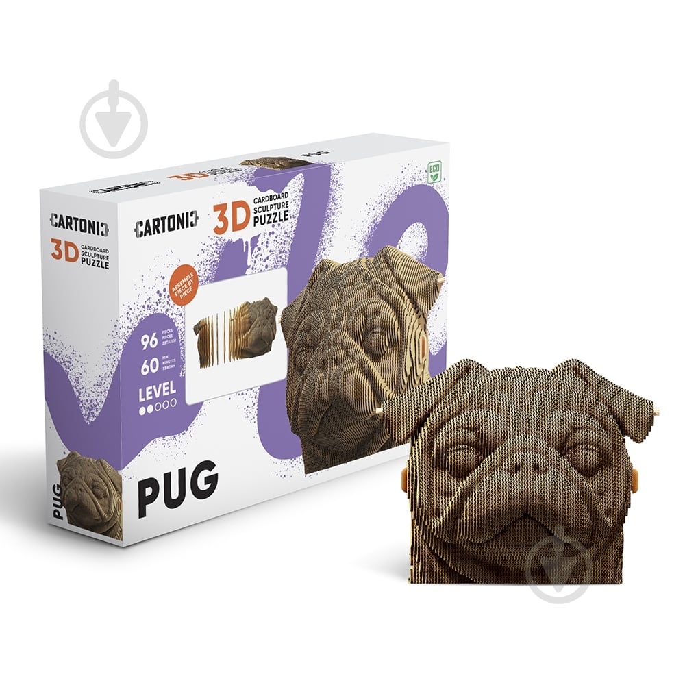 3D-конструктор Cartonic Pug CARTPUG - фото 1