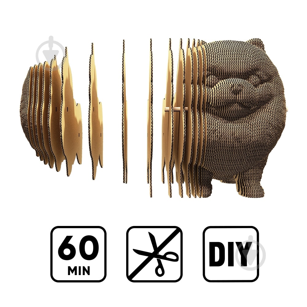 3D-конструктор Cartonic Pomeranian spitz CARTSPITS - фото 5