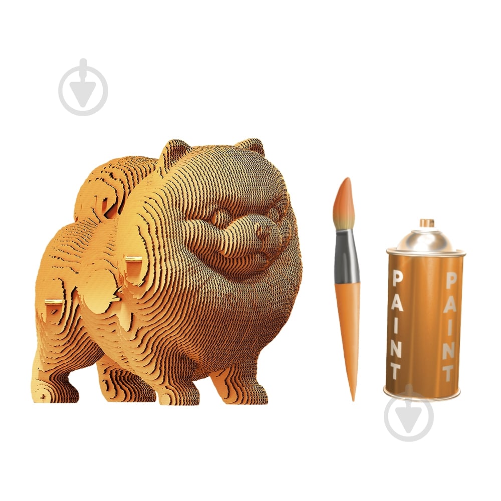 3D-конструктор Cartonic Pomeranian spitz CARTSPITS - фото 10