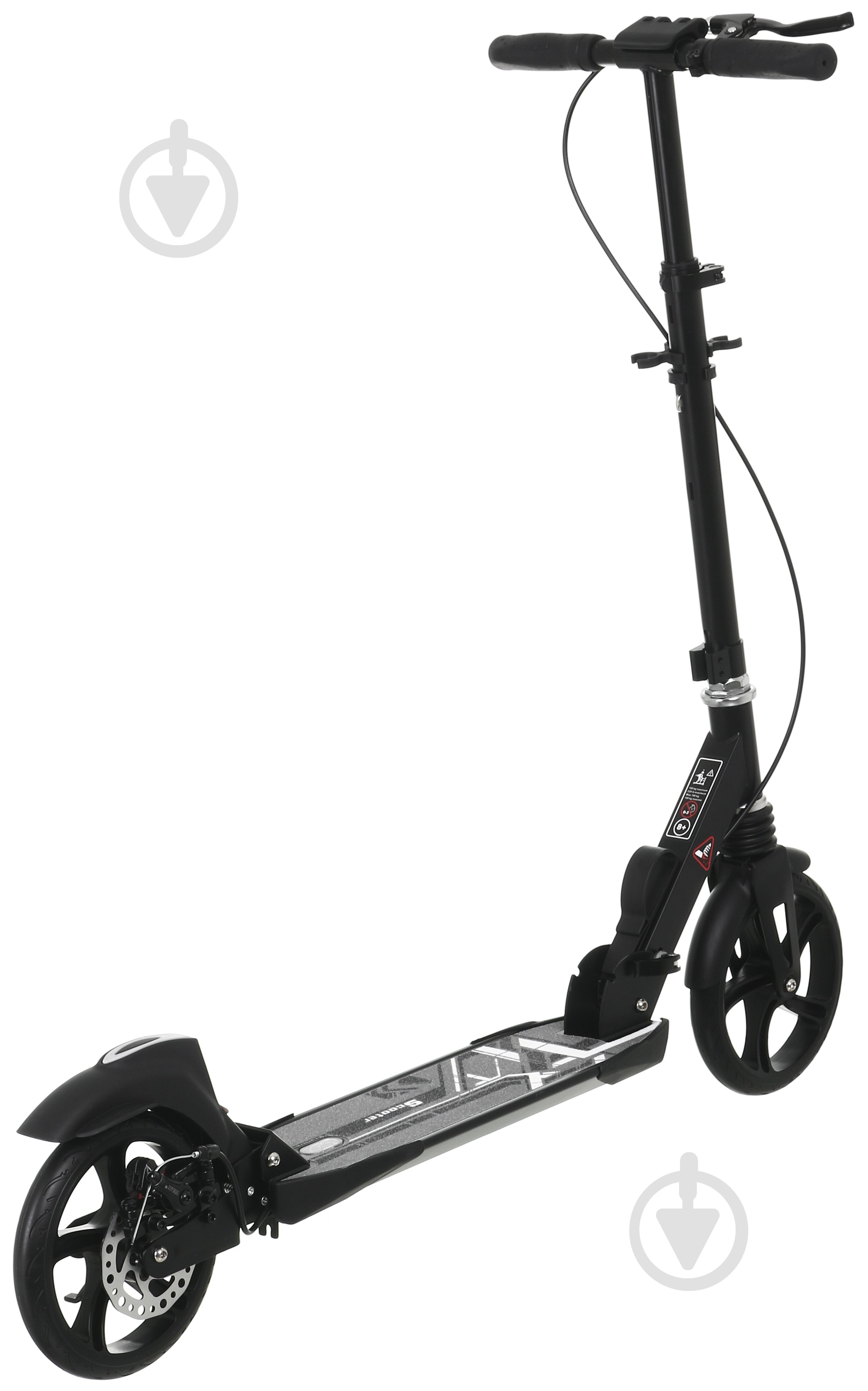 Самокат MaxxPro kids черный с белым LS204 - фото 3 Самокат MaxxPro kids черный с белым LS204 - фото 3