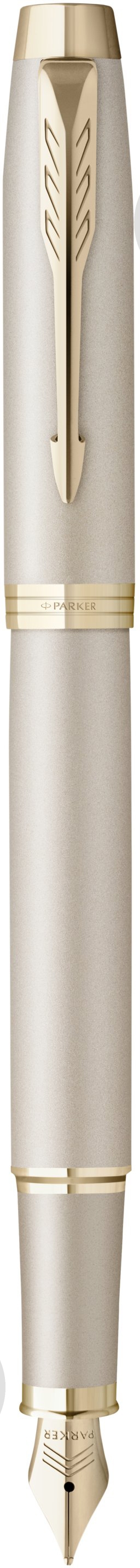 Ручка перьевая Parker IM Professionals Monochrome Champagne перо - фото 1