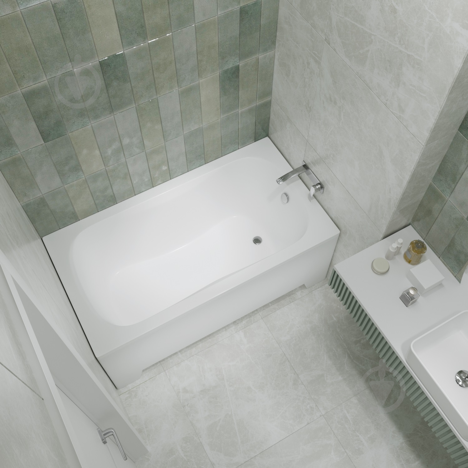 Ванна акриловая Helmken Edelva 87235KV493 129,5х70 см комплект 3 в 1 - фото 12 Ванна акриловая Helmken Edelva 87235KV493 129,5х70 см комплект 3 в 1 - фото 12