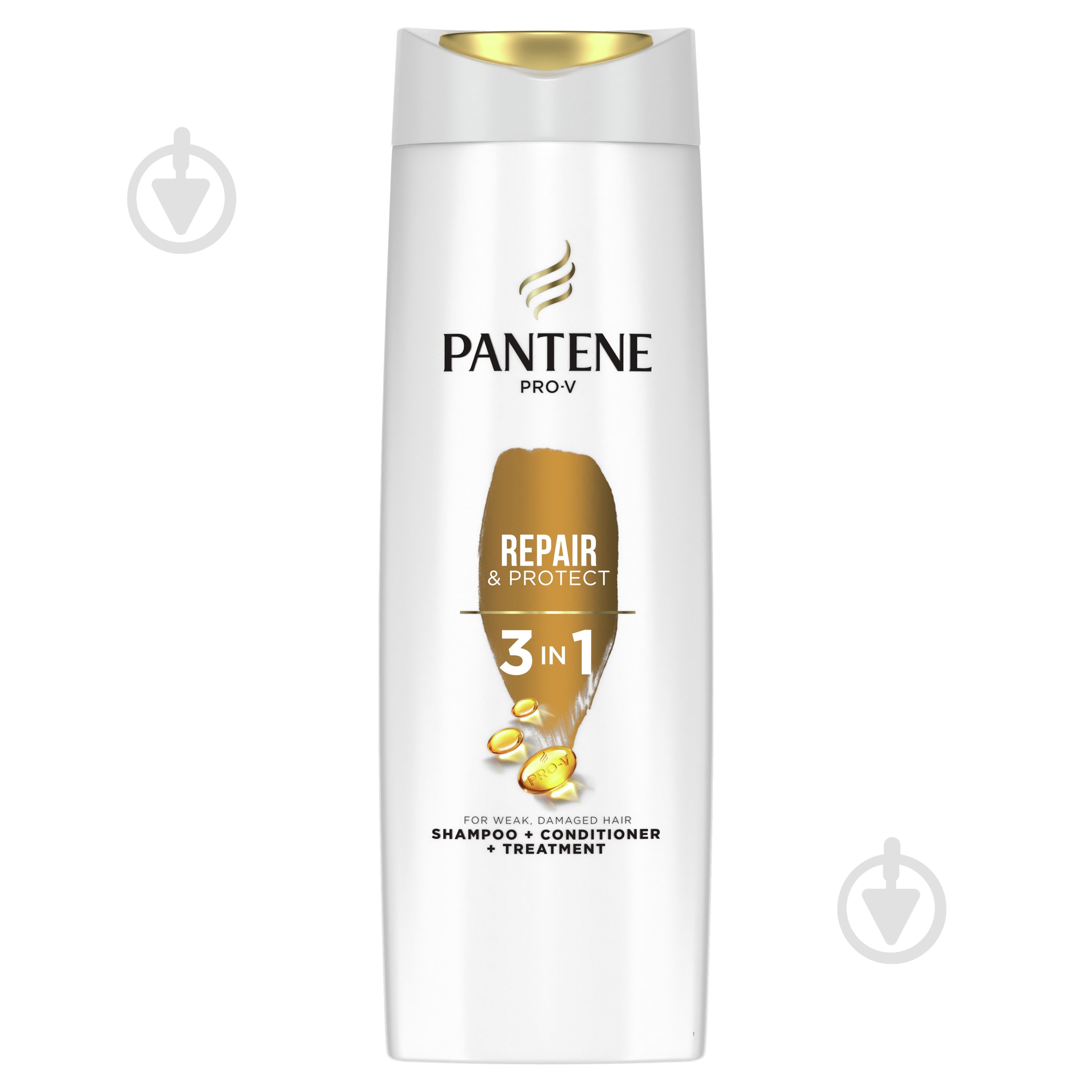 Шампунь 3 в 1 Pantene Pro-V 3 Інтенсивне відновлення 360 мл - фото 2