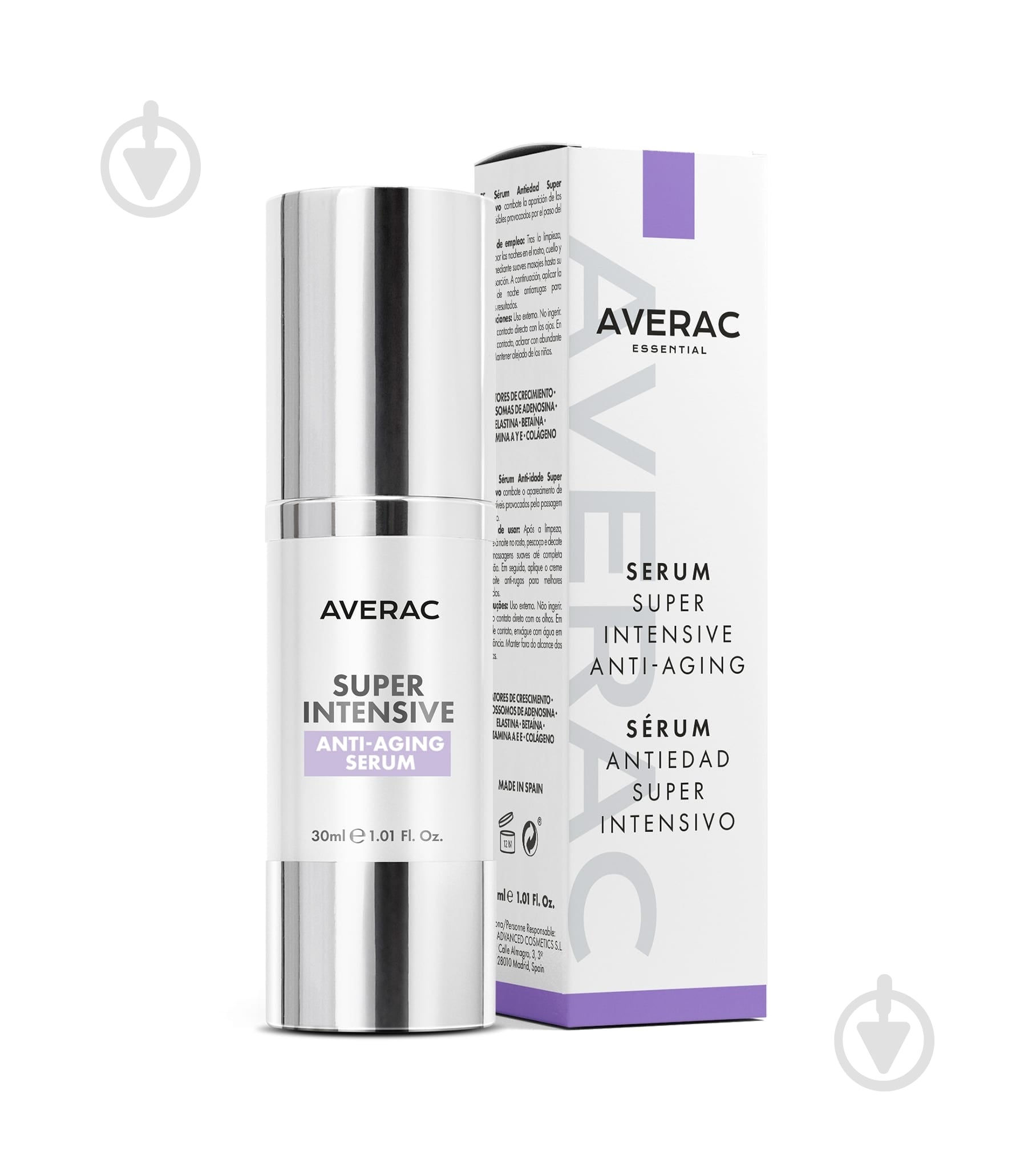Сыворотка AVERAC Essential Serum Super Intensive 30 мл - фото 1 Сыворотка AVERAC Essential Serum Super Intensive 30 мл - фото 1