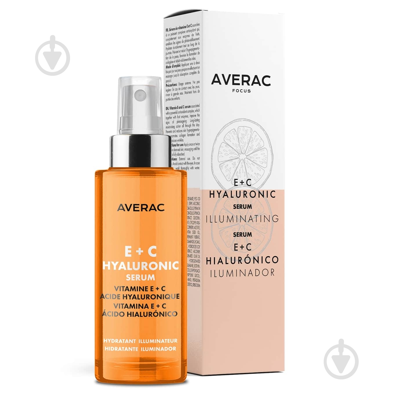 Сыворотка AVERAC Focus E+C Hyaluronic Serum 30 мл - фото 1 Сыворотка AVERAC Focus E+C Hyaluronic Serum 30 мл - фото 1