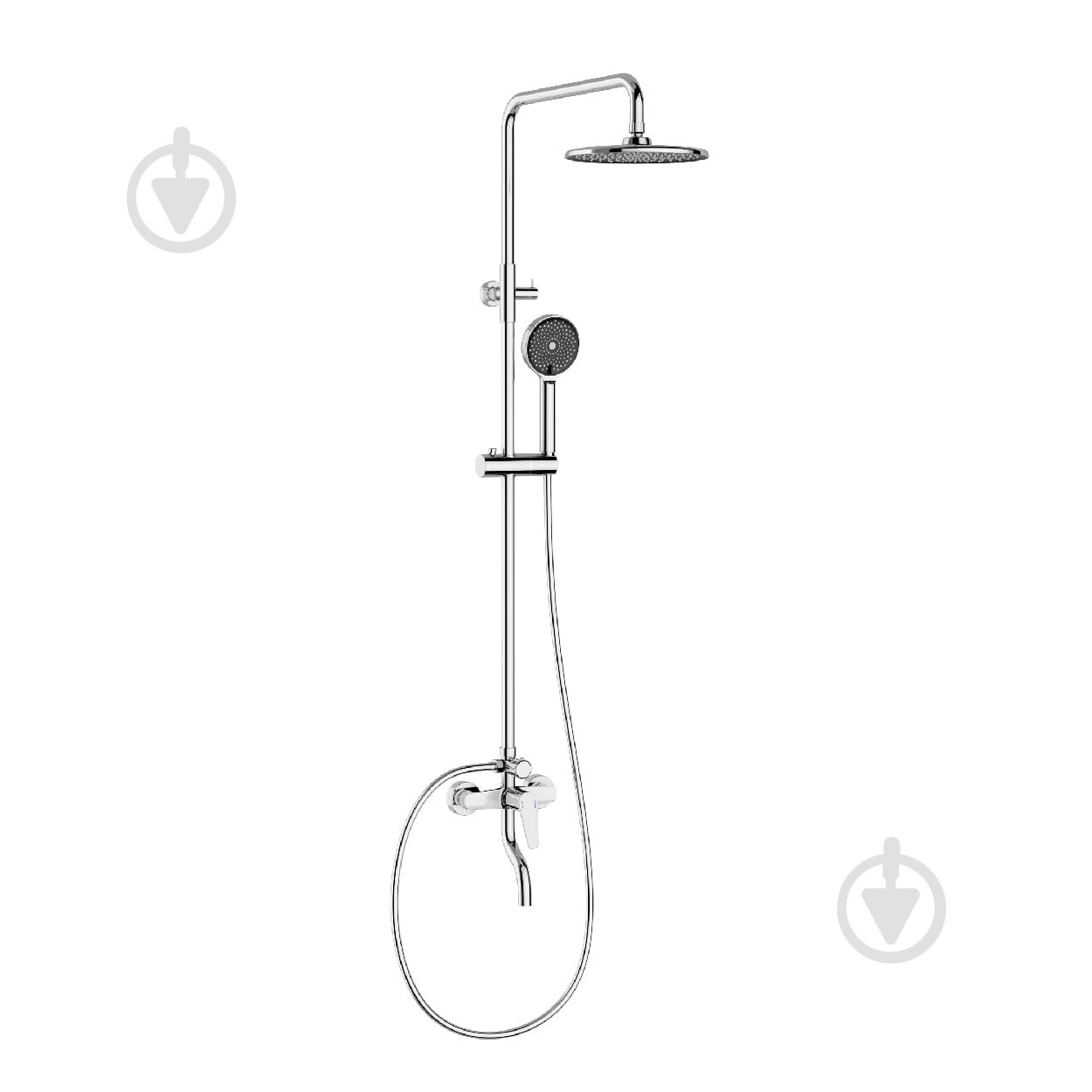 Душова система FADO S.r.l Garda MIX05033C хром - фото 1 Душова система FADO S.r.l Garda MIX05033C хром - фото 1