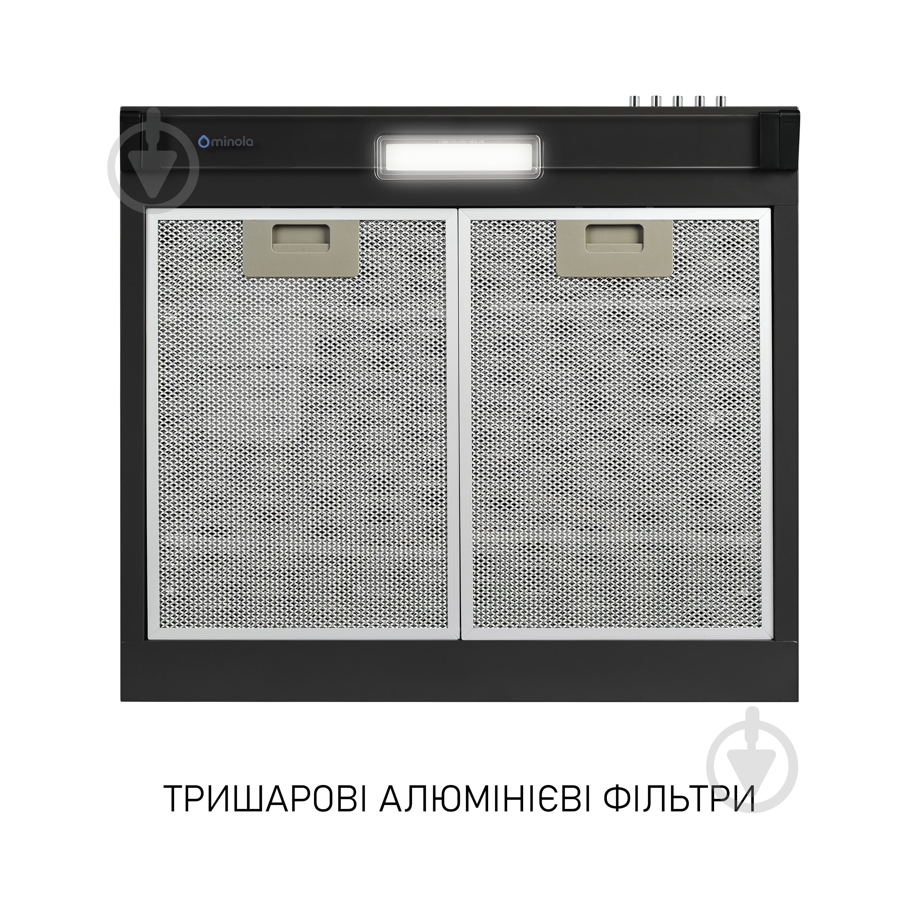 Вытяжка Minola Minola HPL 522 BL HPL 522 BL - фото 6
