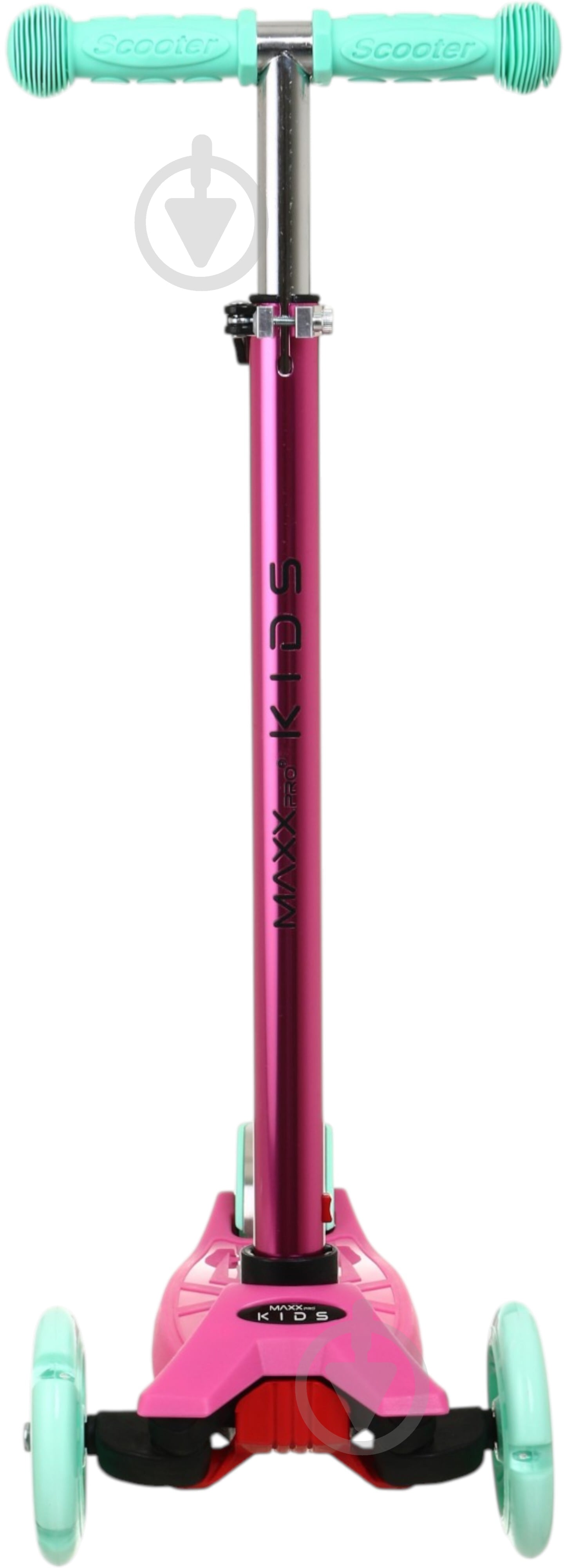 Самокат MaxxPro kids рожевий LS306/maxi/ pink green - фото 2