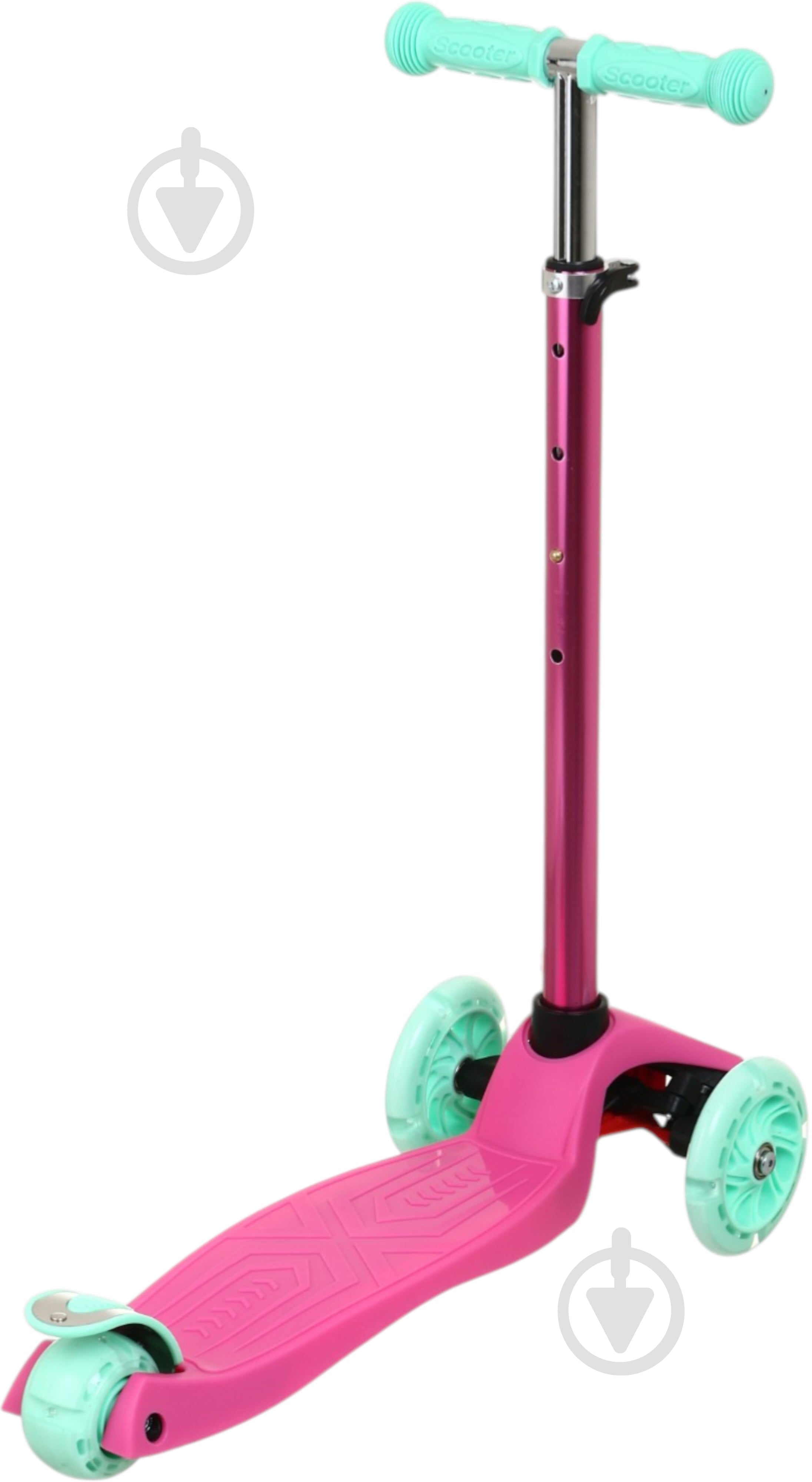 Самокат MaxxPro kids рожевий LS306/maxi/ pink green - фото 3