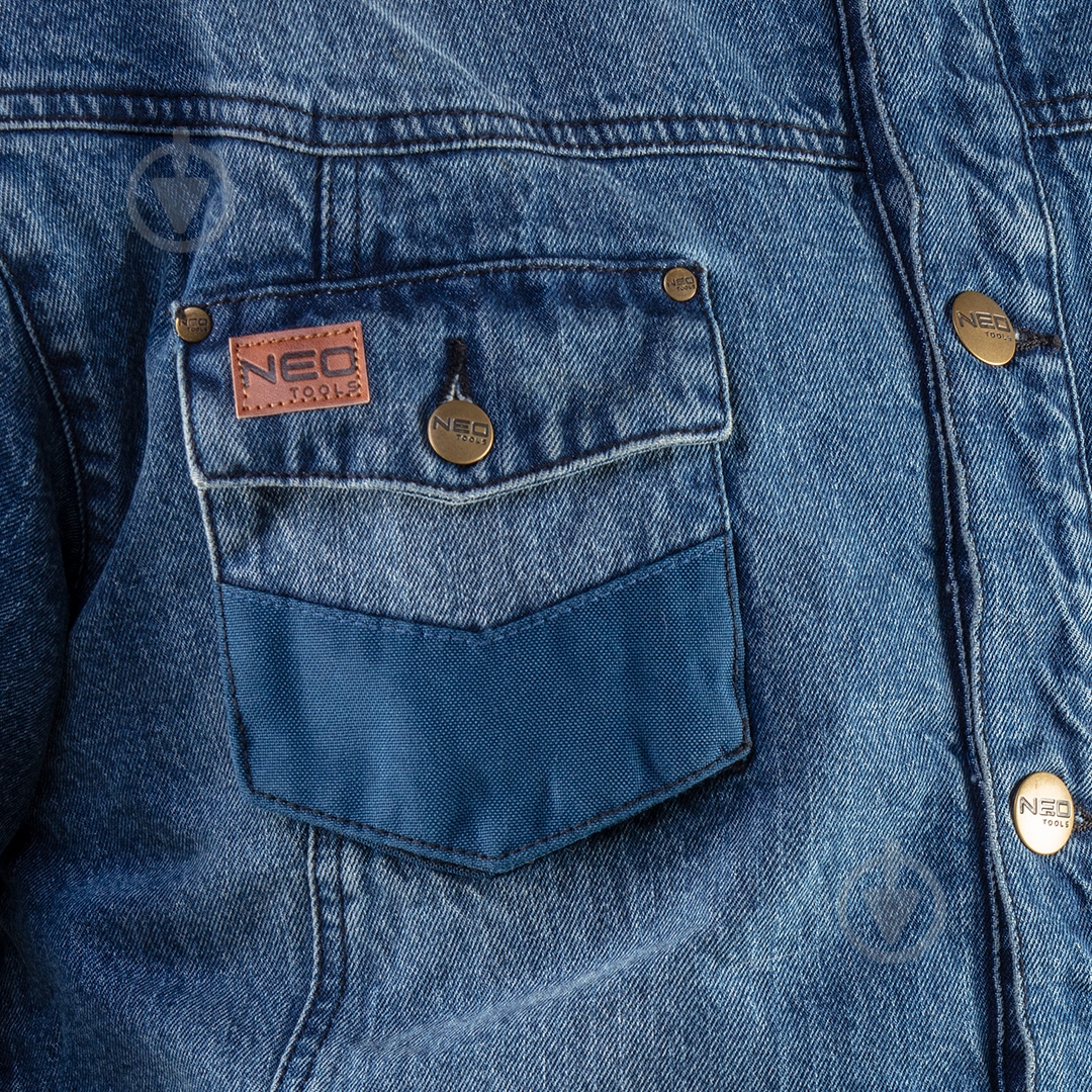 Куртка рабочая NEO tools Denim р. S 81-557 джинс - фото 9 Куртка рабочая NEO tools Denim р. S 81-557 джинс - фото 9