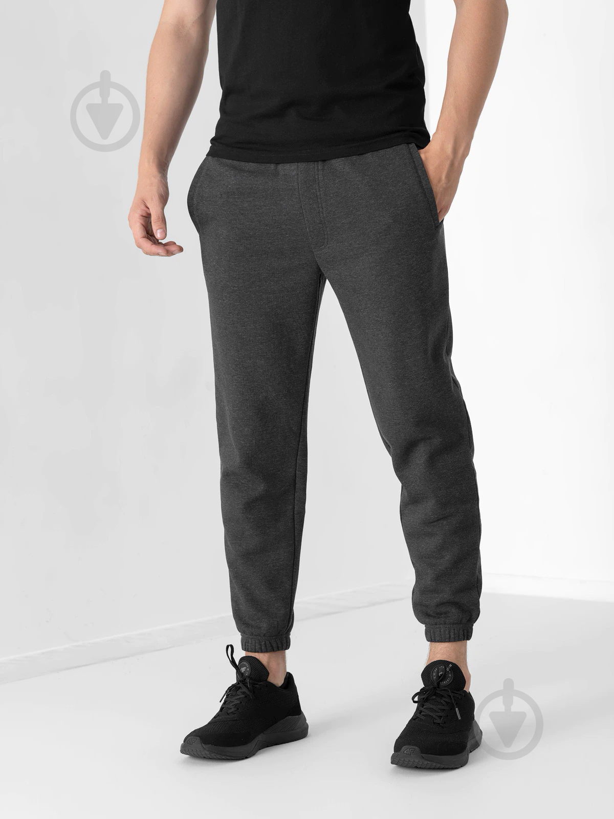 Штани 4F D4Z21-SPMD303-24M р. M сірий меланж - фото 2 Штани 4F D4Z21-SPMD303-24M р. M сірий меланж - фото 2