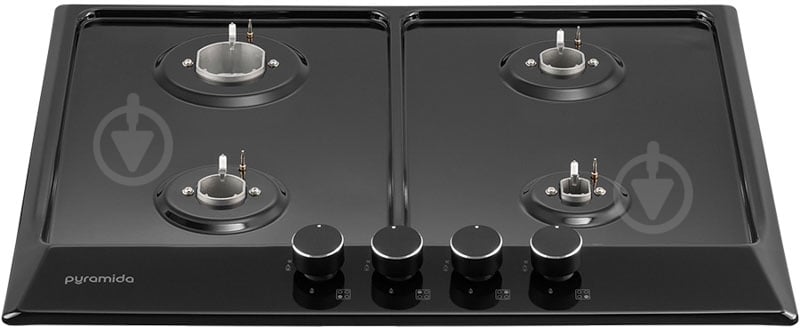 Варочная поверхность газовая Pyramida PFE 644 S BLACK - фото 3