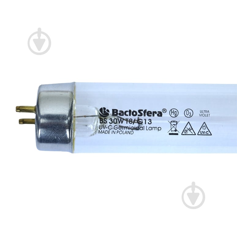 Лампа бактерицидна BactoSfera BS 30W T8/G13 OZONE (озонова) - фото 1