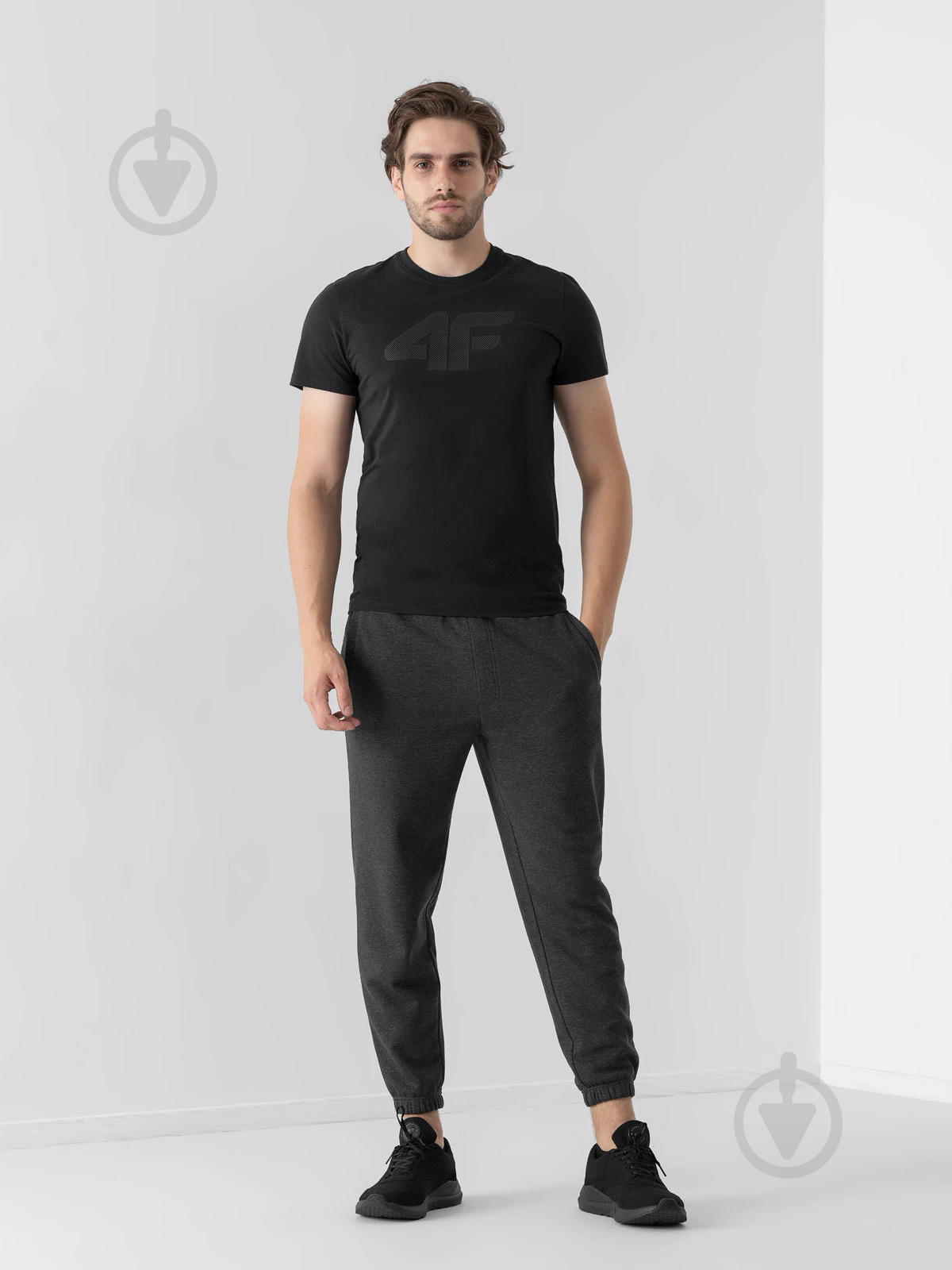 Брюки 4F D4Z21-SPMD303-24M р. 2XL серый меланж - фото 1