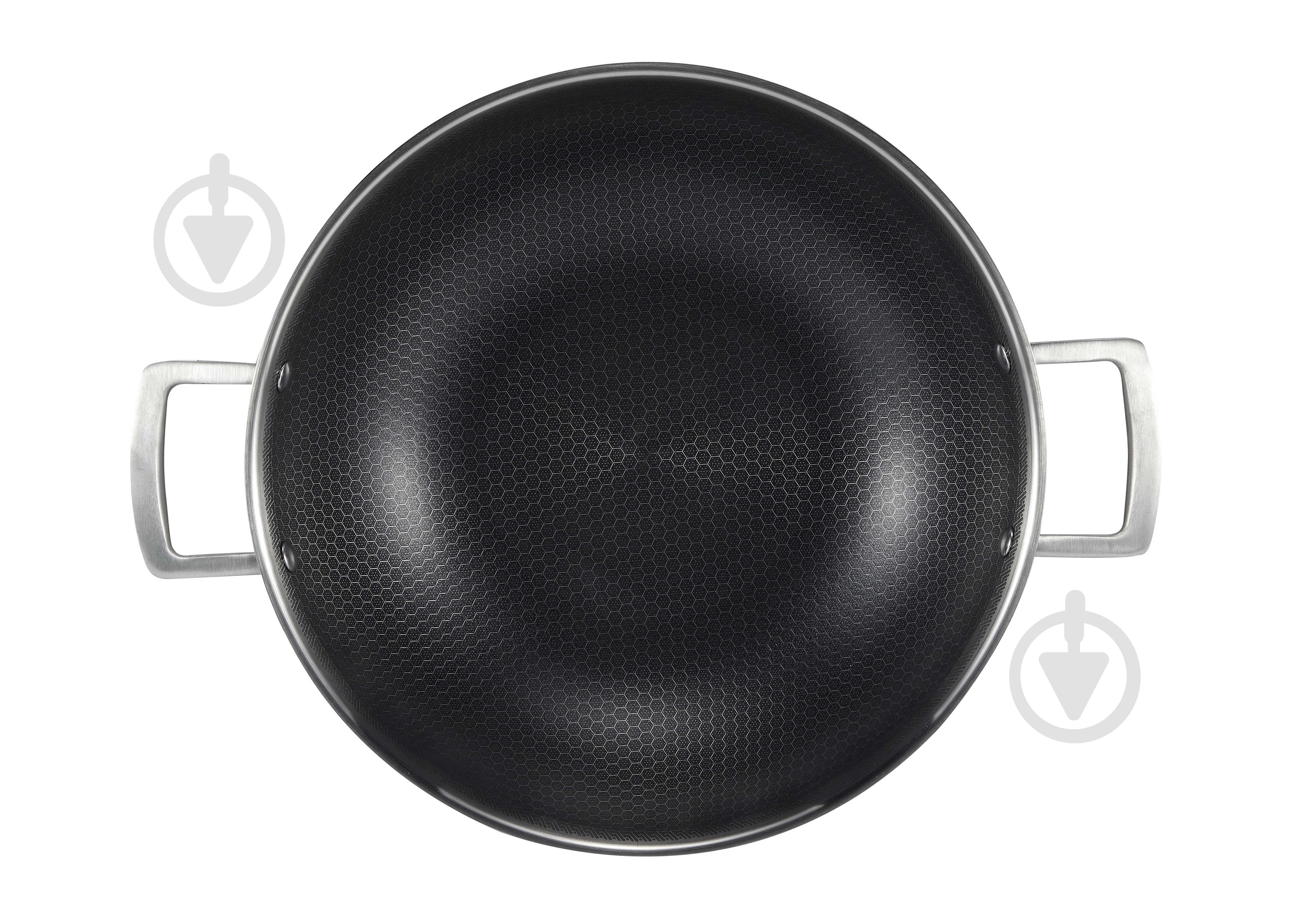 Сковорода WOK с крышкой Kohen Infinity 32 см KN91678 - фото 3