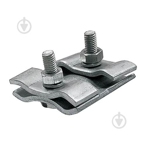 Зажим плашечный E.NEXT e.clamp.ps.2.1 серебряный - фото 1