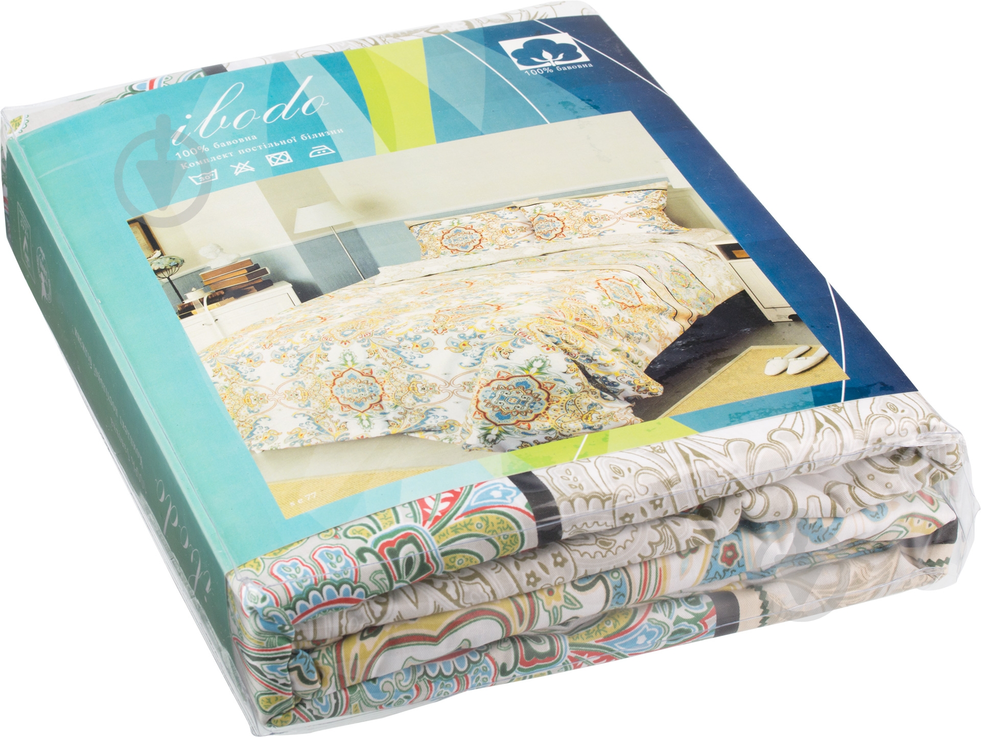 Комплект постельного белья Етно 1,5 разноцветный Ibodo - фото 3