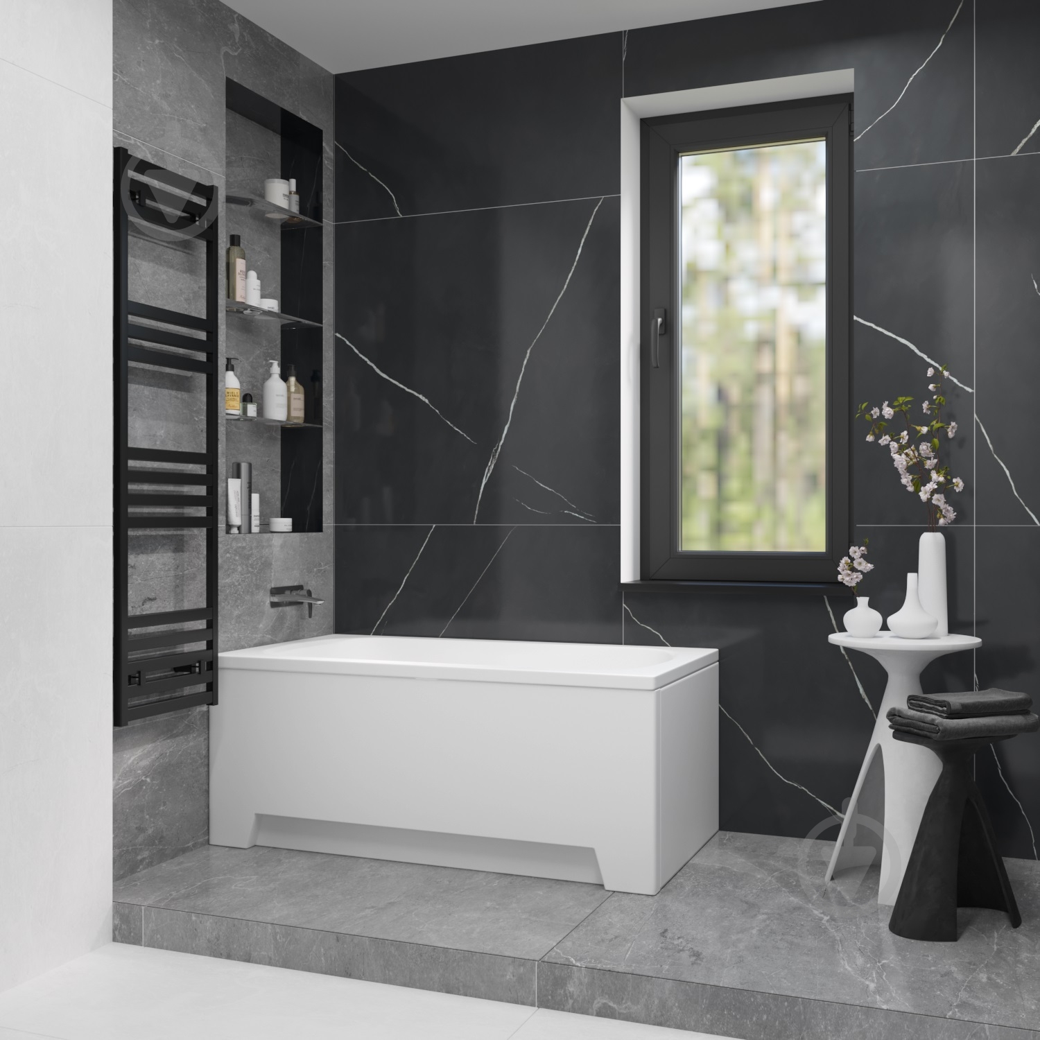 Ванна акриловая Helmken Edelva 78027NB112 129,5х70 см комплект 4 в 1 - фото 6 Ванна акриловая Helmken Edelva 78027NB112 129,5х70 см комплект 4 в 1 - фото 6