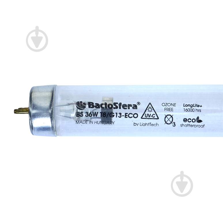 Лампа бактерицидная BactoSfera BS 36W T8/G13 ECO (безозоновая) - фото 1