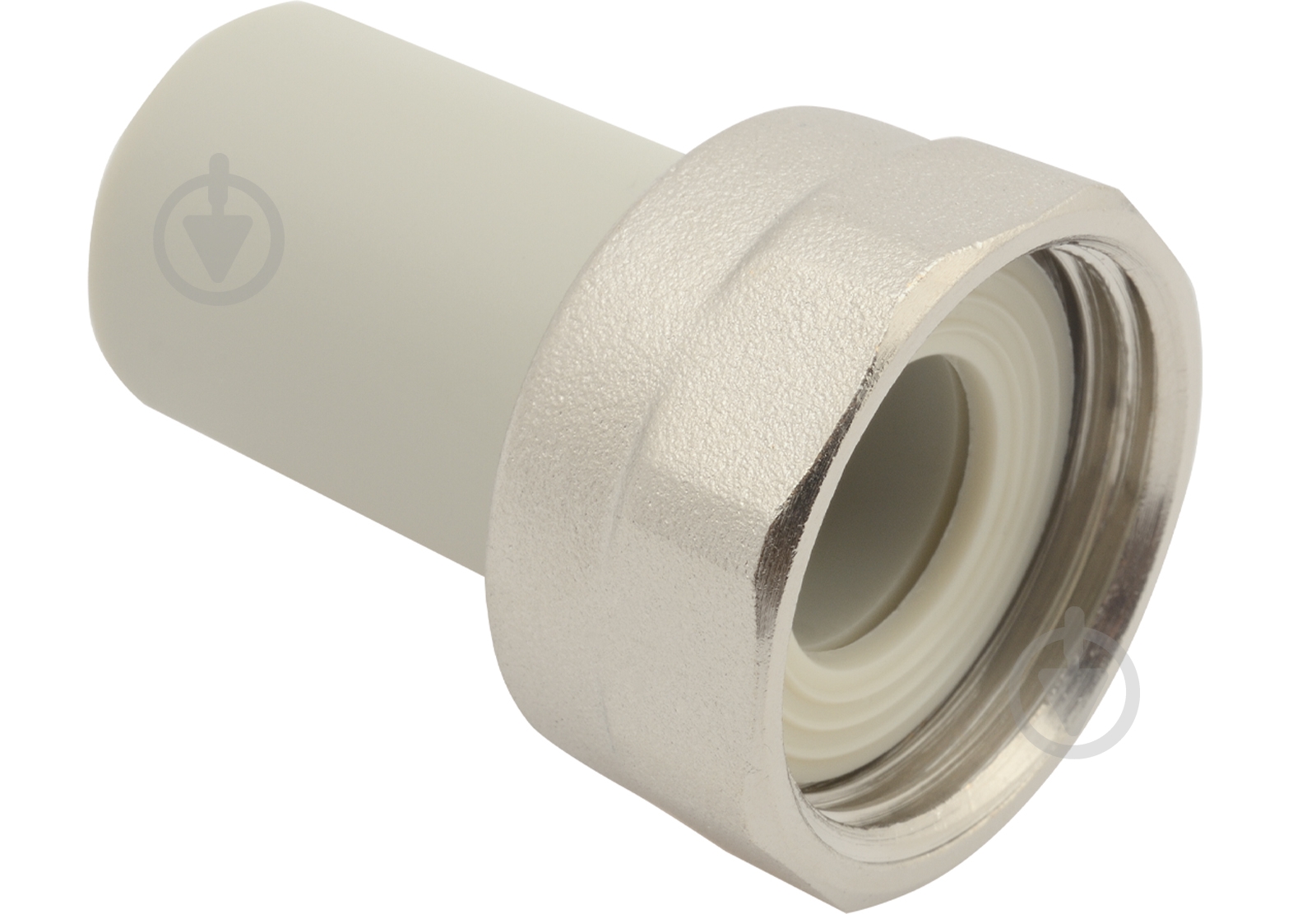 Переходник внутренняя AlcaPipe пласт/желез с накидной гайкой PPR grn 40x6/4" - фото 1