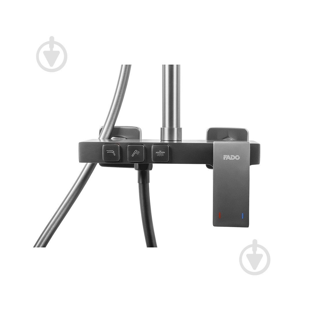 Душевая система FADO S.r.l MIX06033GG графит - фото 4 Душевая система FADO S.r.l MIX06033GG графит - фото 4