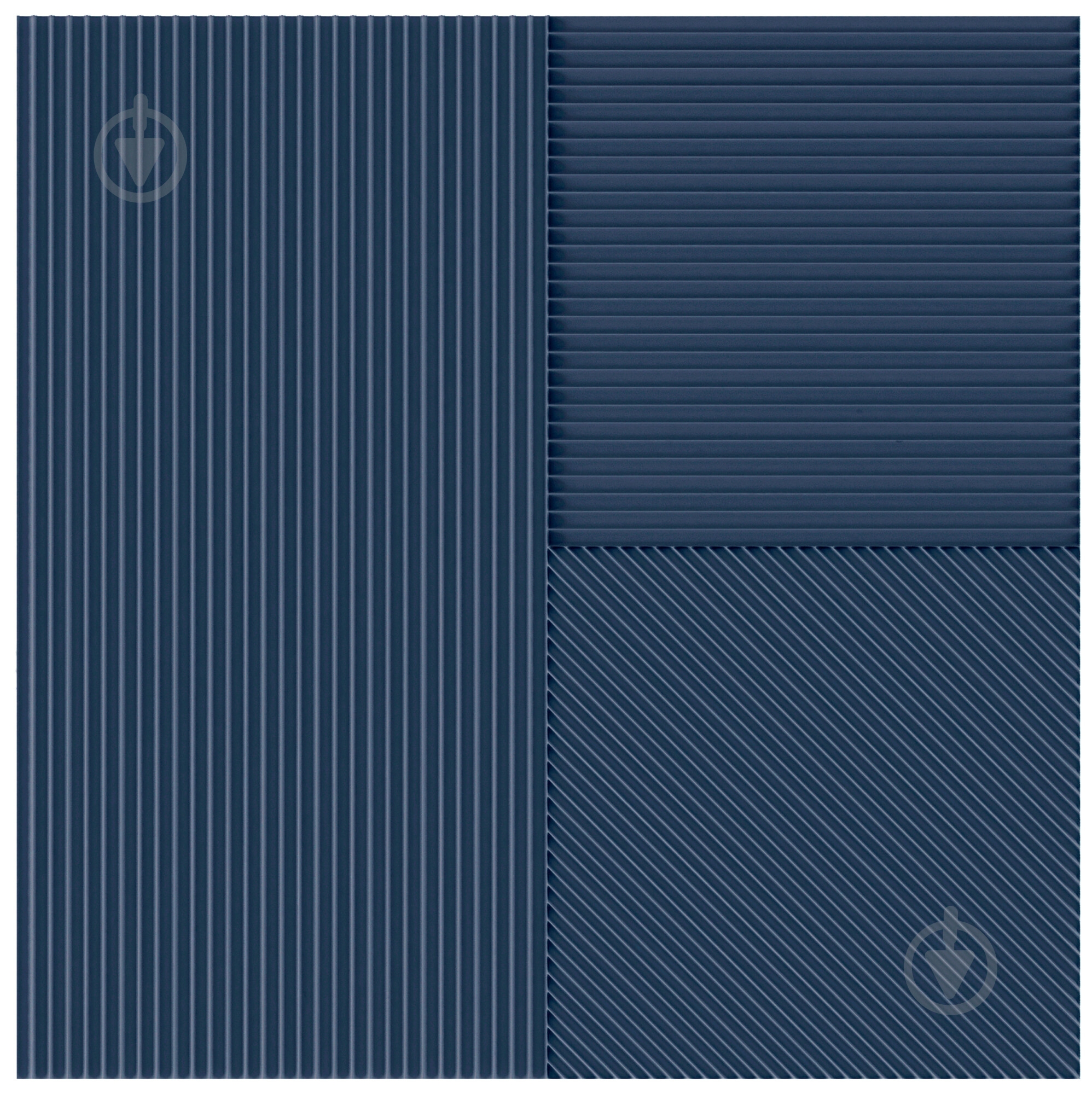 Плитка Harmony by PERONDA Lins navy 20x20 см - фото 1