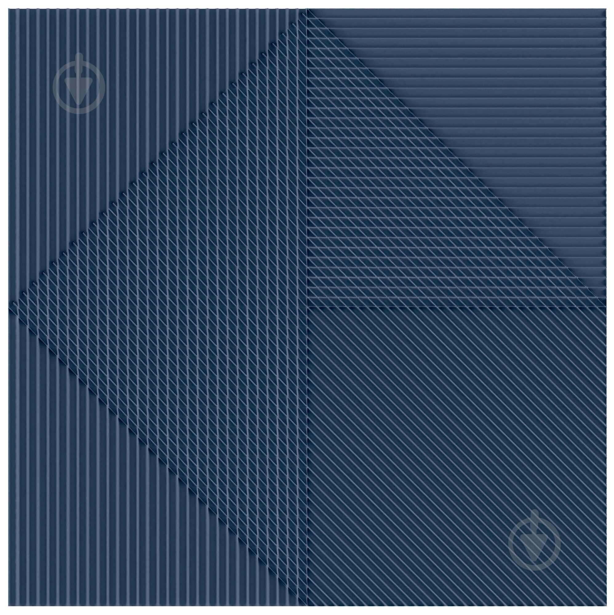 Плитка Harmony by PERONDA Lins navy 20x20 см - фото 2